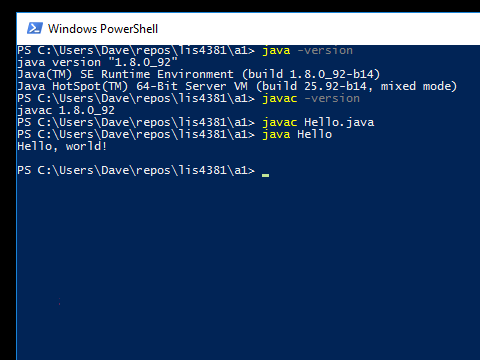 Java Hello World