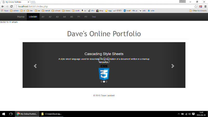 Assignment 4 screenshot
